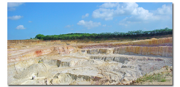 廣西合浦縣-高嶺土探明儲量達(dá)1.8億噸，